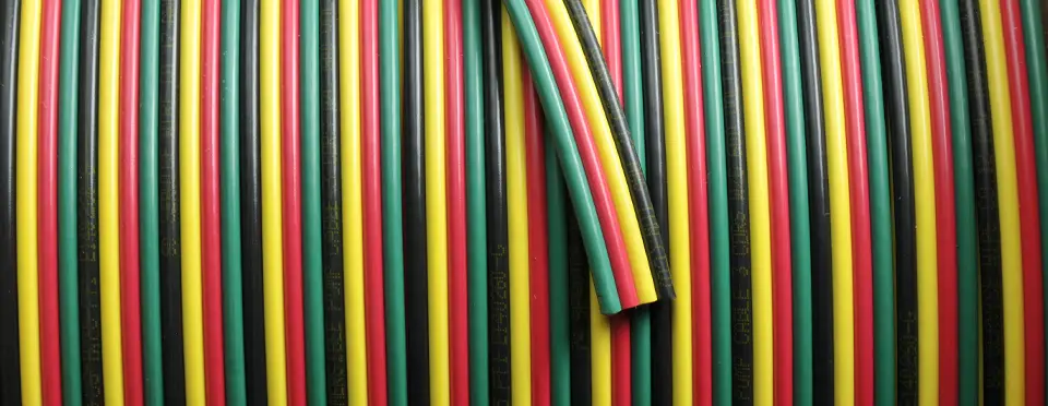 Rainbow Wire | Flat Colored Pump Cable