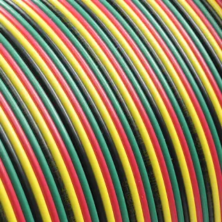 Rainbow Wire | Flat Colored Pump Cable