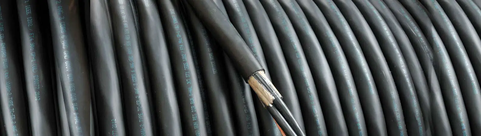 Service Wire XHHW-2 Tray Cable Black
