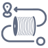 Cable Management Icon - Renewable Energy