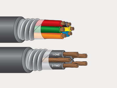 Jacketed Armored Cable