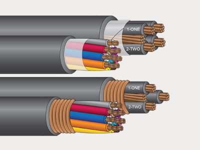 Shielded and Non-Shielded Dual Rated 600V/1kV AAP Tray Cable