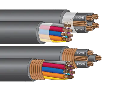 Shielded and Non-Shielded Dual Rated 600V/1kV AAP Tray Cable