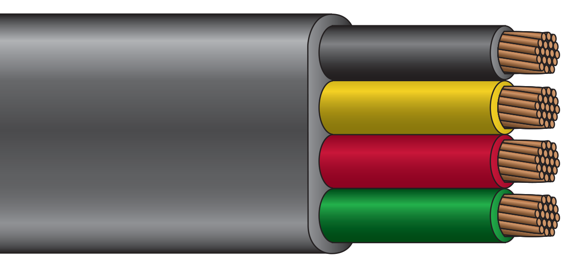 10/3 w/ Grnd Twisted Submersible Pump Cable