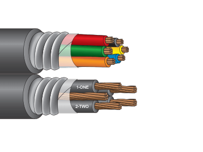 Jacketed Armored Cable