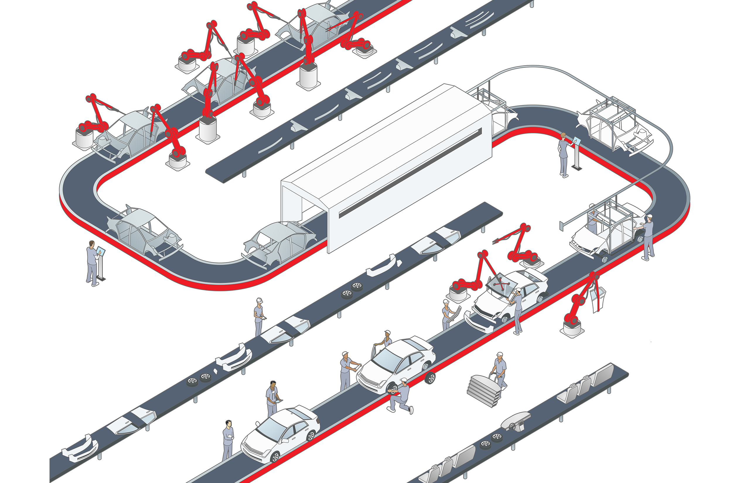 Automotive Wire and Cable Application Illustration
