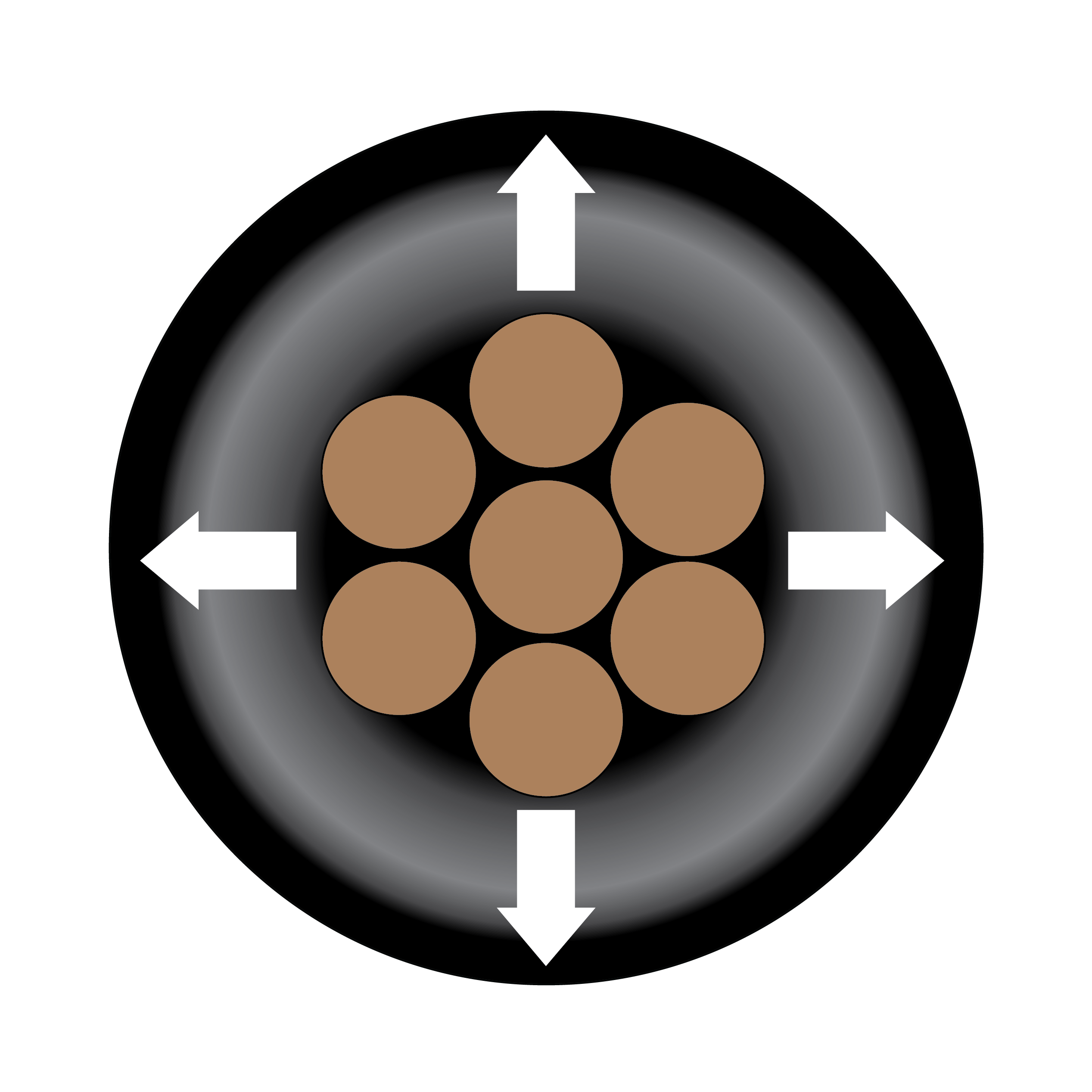 cable with bond failure