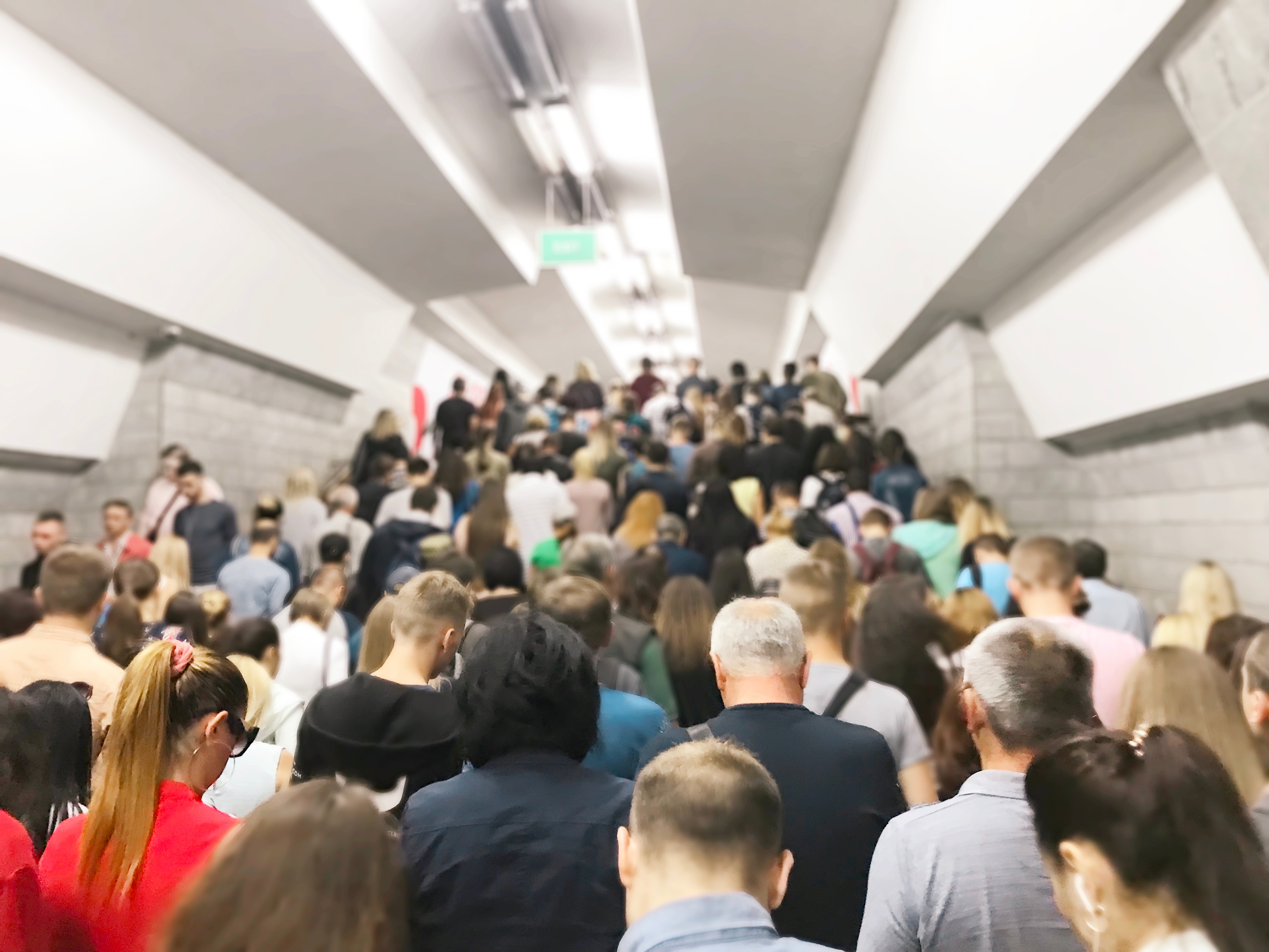 Crowded Building